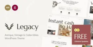 Legacy Antique, Vintage & Collectibles WP Theme