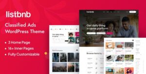 Listbnb Classified Ads WP Theme