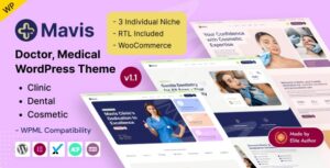 Mavis Doctor & Medical Clinic Elementor WP Theme