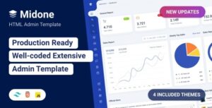 Midone (10 June 2025) HTML Admin Dashboard Template