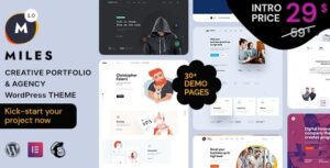 Miles Creative Portfolio & Agency WP Theme