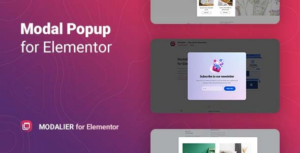 Modalier Modal Popup Window for Elementor