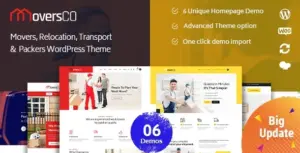 MoversCO Movers & Packers WP Theme