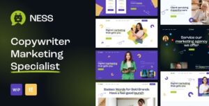 Ness Marketing Agency & SMM WP Theme