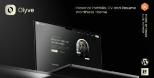 Olyve Personal Portfolio WP Theme