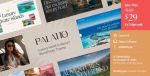 Palatio Luxury Hotel & Resort WP Theme