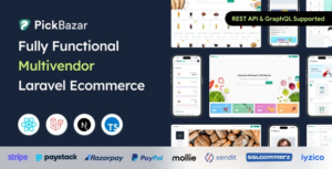 Pickbazar Laravel Multivendor Ecommerce with React, Next Js, GraphQL & REST API