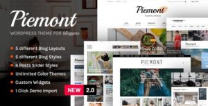 Piemont Travel & Lifestyle WP Blog Theme