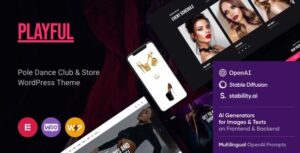 Playful Pole Dance Club & Store WP Theme