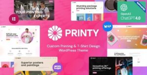 Printy Custom Printing & T-Shirt Design WP Theme