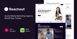 Reachout Social Media Marketing Agency WP Theme