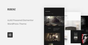 Rubenz Creative Portfolio AJAX WP Theme