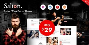Salion Hair Salon WP Theme