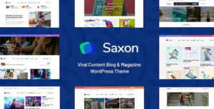 Saxon Viral Content Blog & Magazine WP Theme