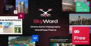 Skyward Drone Aerial Videography WP Theme