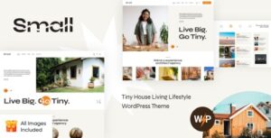 Small Tiny House Living Lifestyle WP Theme