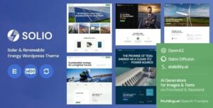 Solio Solar & Renewable Energy WP Theme