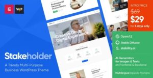Stakeholder Business WP Theme
