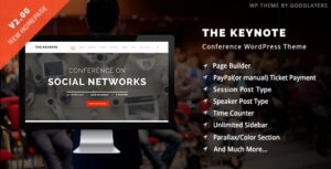 The Keynote Conference / Event / Meeting WP Theme