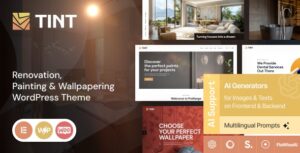 Tint Renovation, Painting & Wallpapering WP Theme