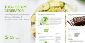 Total Recipe Generator WP Recipe Maker with Schema and Nutrition Facts (Gutenberg Block)