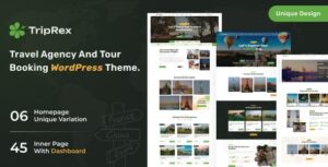 TripRex Travel Agency and Tour Booking WP Theme