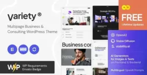 Variety Multipage Business & Consulting WP Theme