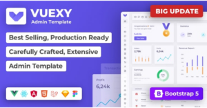 Vuexy Vuejs, HTML & Laravel Admin Dashboard Template