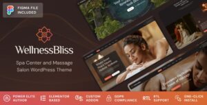 Wellness Bliss Massage Salon & Spa WP Theme