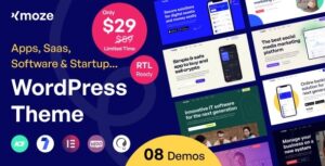 Xmoze Saas Software Startup WP