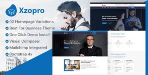 Xzopro Finance And Business WP Theme