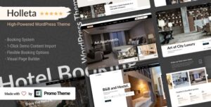 Holleta Hotel Booking WP Theme
