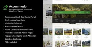 Accommodo Accommodation Travel WP Theme