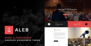 Aleb Event Conference Onepage WP Theme