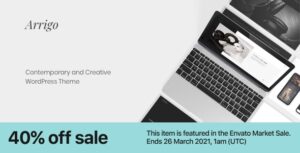 Arrigo Contemporary Creative Portfolio Elementor WP Theme
