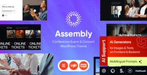 Assembly Conference Event & Concert WP Theme