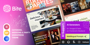 Bite Catering, Wedding & Party WP Theme