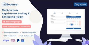 Bookme WP Appointment Booking Scheduling Plugin