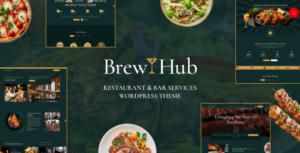 Brewhub Bar & Restaurant WP Theme