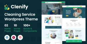 Clenify Cleaning Service WP Theme