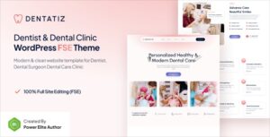 Dentatiz Dentist & Dental Care Clinic FSE WP Theme