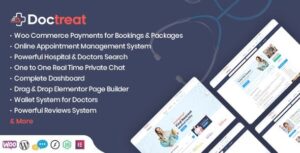 Doctreat Doctors Directory WP Theme [Full Pack]
