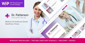 Dr.Patterson Medical & Healthcare Doctor WP Theme