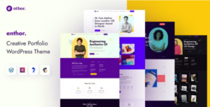 Enthor Creative Portfolio WP Theme