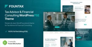 Fountax Tax Advisor & Financial Consulting FSE WP Theme