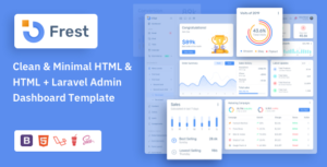 Frest HTML & Laravel Bootstrap Admin Dashboard Template
