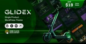GlideX Single Product WooCommerce Theme