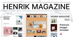 Henrik Creative Magazine Theme