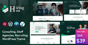 Hiring Hub Staffing Agencies WP Theme