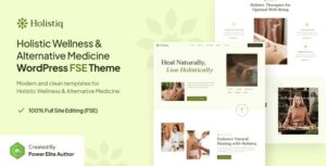 Holistiq Holistic Wellness & Alternative Medicine FSE WP Theme